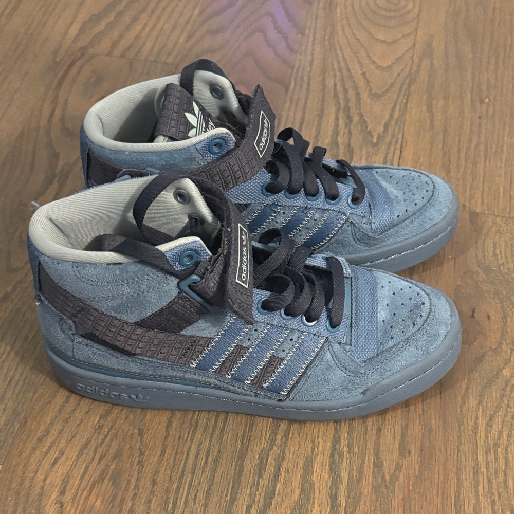 Adidas Parley x Forum Mid ‘Altered Blue’ Size 5, Excellent Condition, Like New!